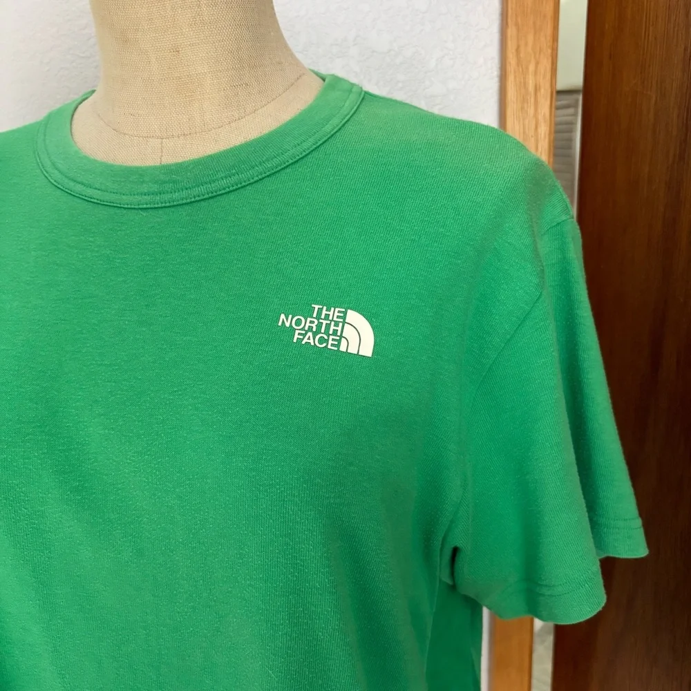 THE NORTH FACE x SACAI sz XS Green Short Sleeve Tshirt Size Zippers - Picture 3 of 11